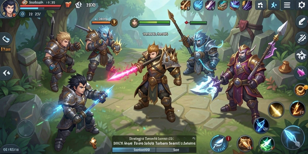 Tampilan gameplay SLG yang menegangkan dan strategis.