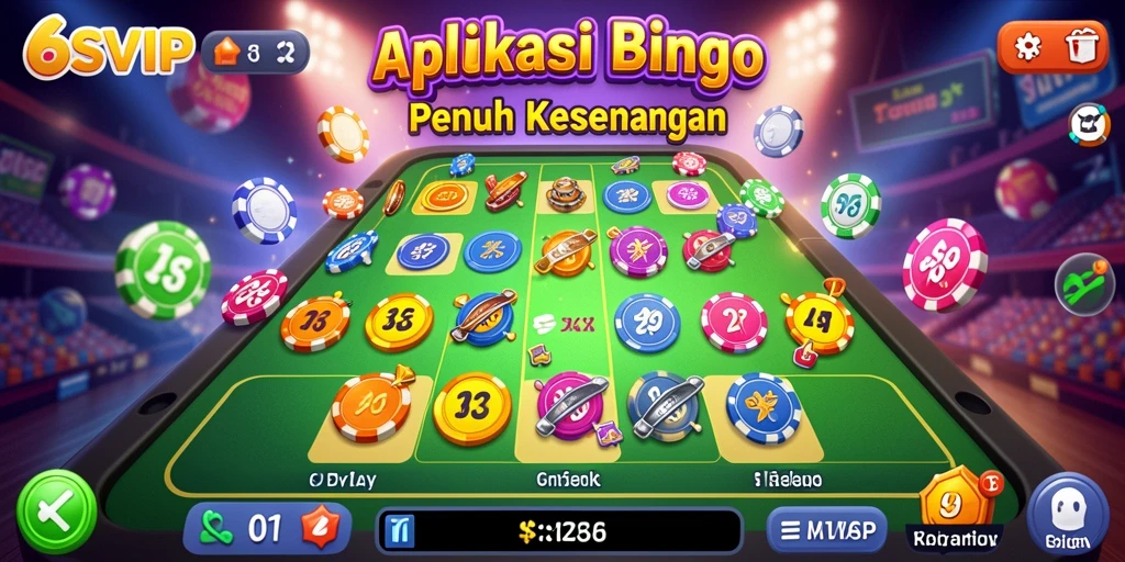 Tampilan gameplay Bingo yang seru di 6SVIP.