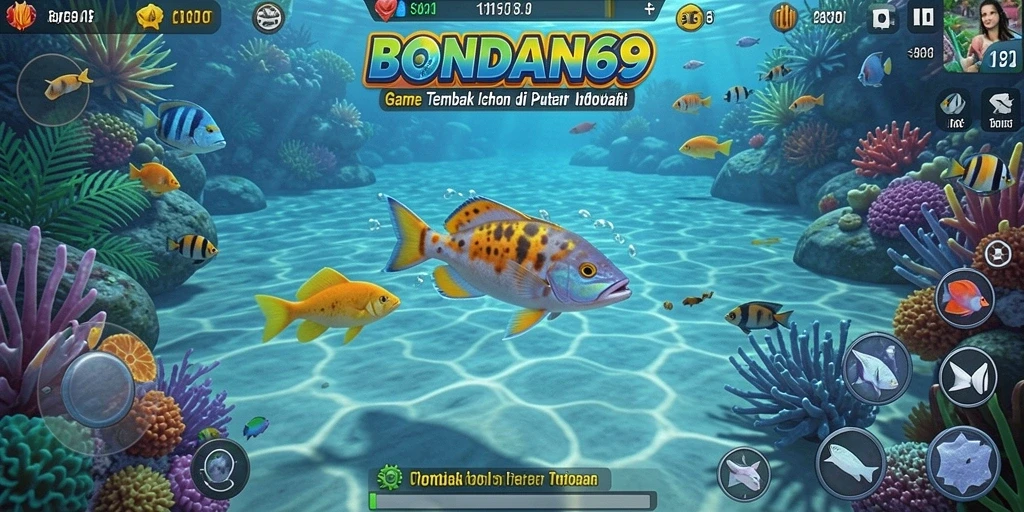 Gameplay seru BONDAN69 saat menangkap ikan.