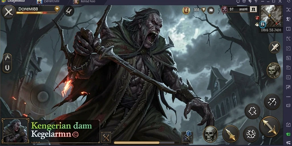 Gameplay mencekam dalam suasana Horror DOREMI88.