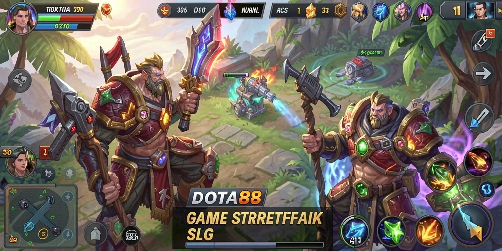 Tangkapan layar gameplay DOTA88 yang menampilkan aksi SLG seru.