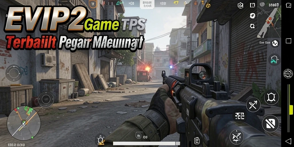 Tampilan gameplay TPS yang mendebarkan di EVIP2.