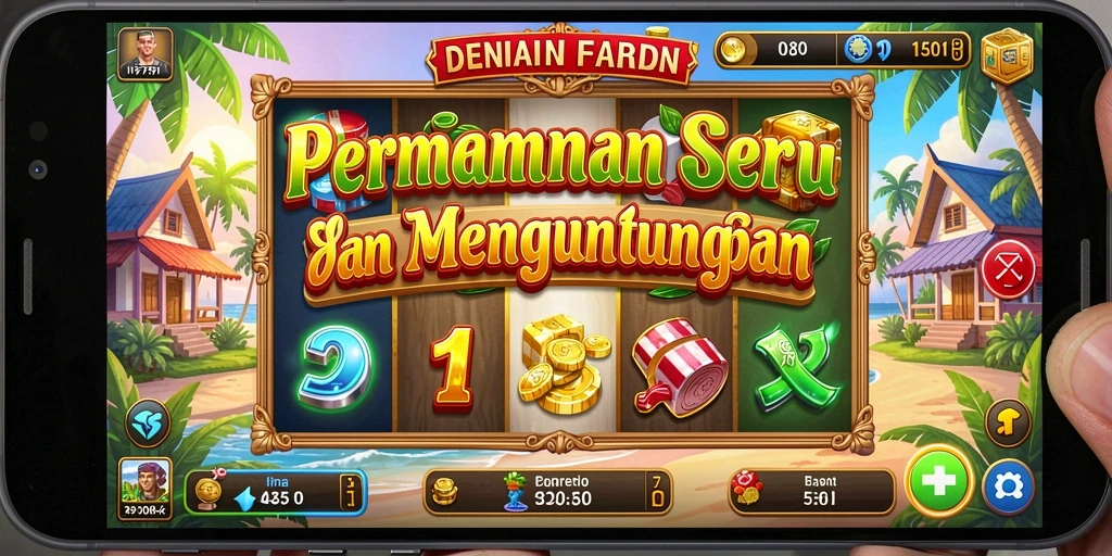 Tampilan gameplay F7F7 yang penuh warna dan menarik.