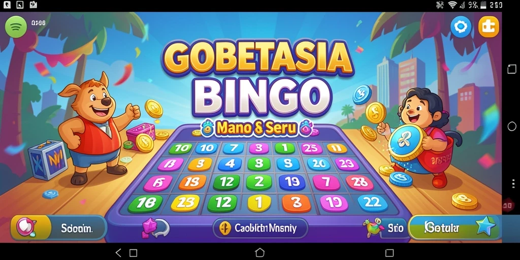 Screenshot GOBETASIA menampilkan gameplay Bingo yang seru dan interaktif.