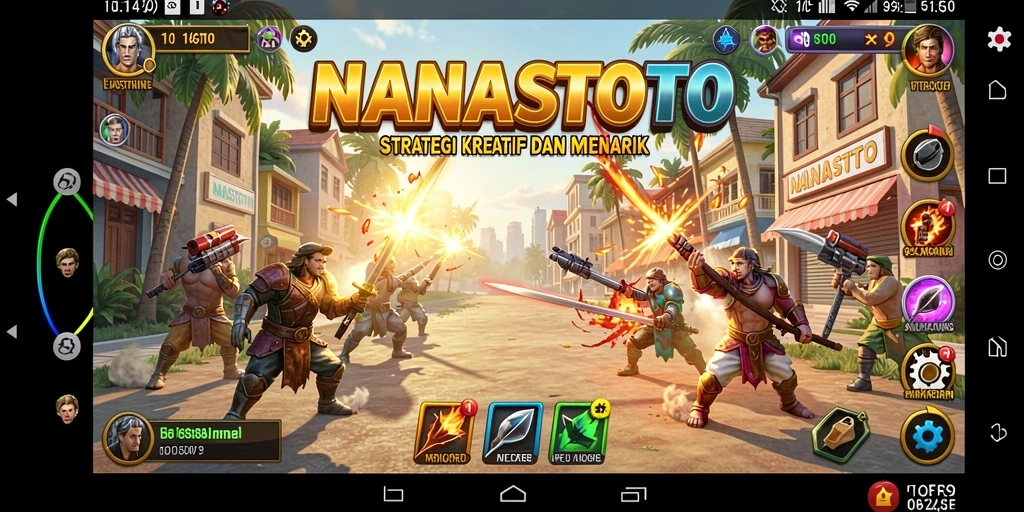 Tampilan menarik dari gameplay NANASTOTO yang menggugah semangat strategi.