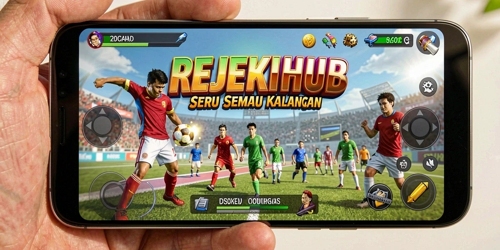Screenshot gameplay menampilkan pertandingan olahraga yang seru dan interaktif.