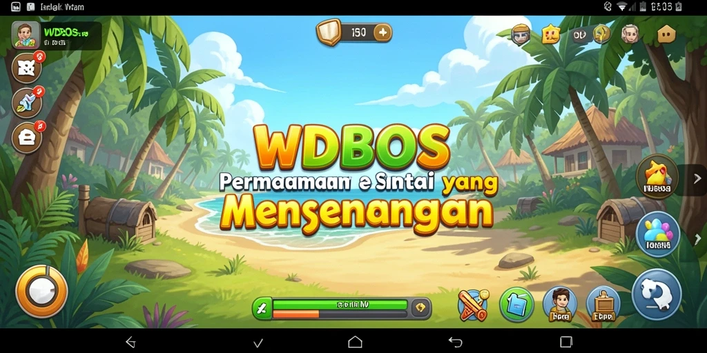 Tampilan gameplay WDBOS yang seru dan menghibur.