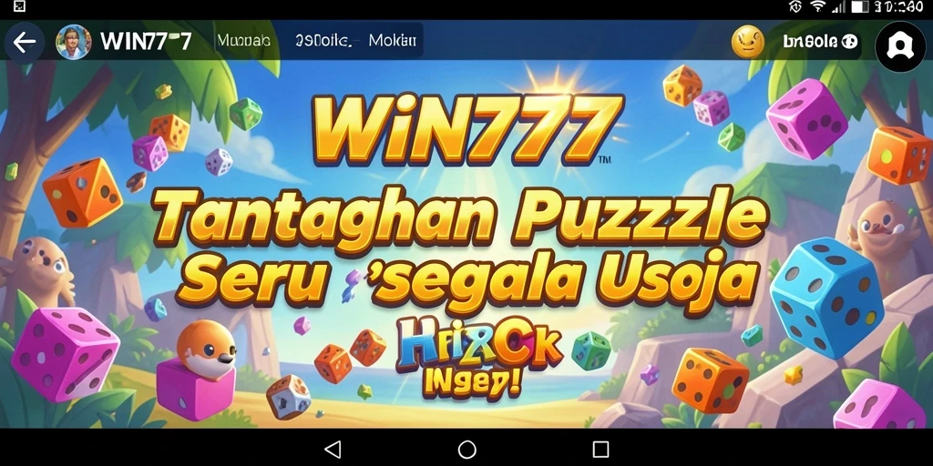 Tampilan gameplay WIN777 yang menarik dan penuh teka-teki.
