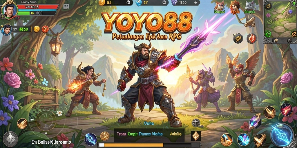 Tampilan gameplay RPG yang mengasyikkan dan menantang.